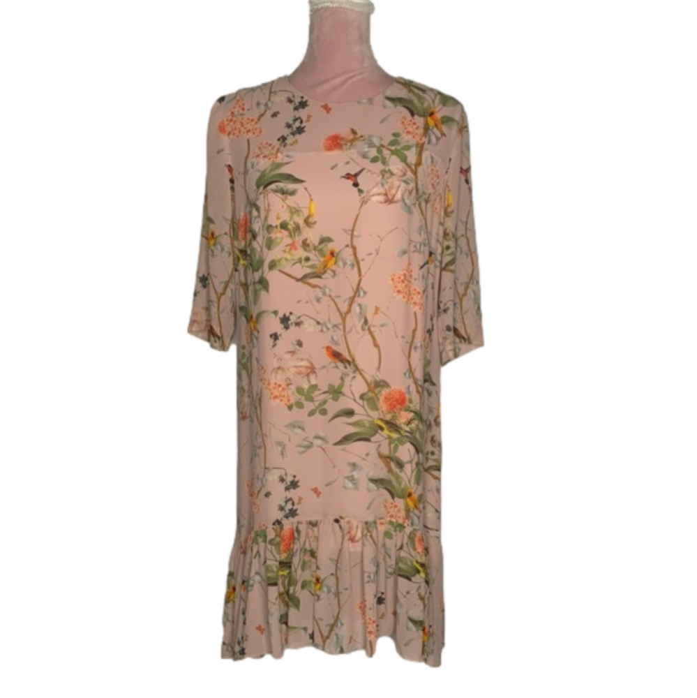 No name adorable‎ lined silk dress.